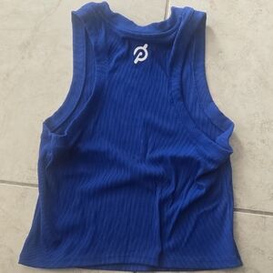 Peloton Blue Athletic Tank Top